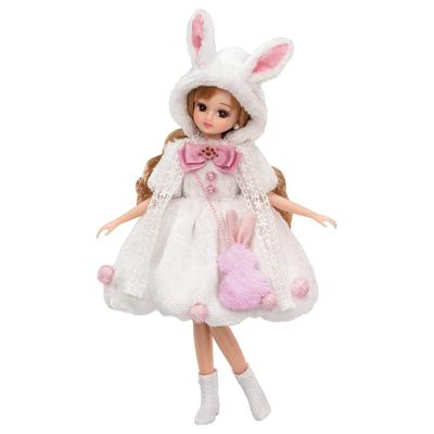 TAKARA TOMY Giydir Tüylü Tavşan Oyuncak Yaş Licca-chan LW-07 Giydirme 3+