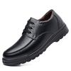Leather shoes men's new casual men's leather breathable soft-soled business dress leather shoes velvet cotton shoes