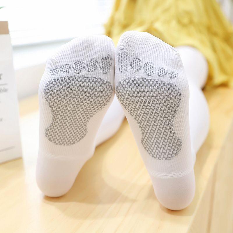 Girls' Summer 10D Thin Ballet Socks Velvet White Dance Pantyhose