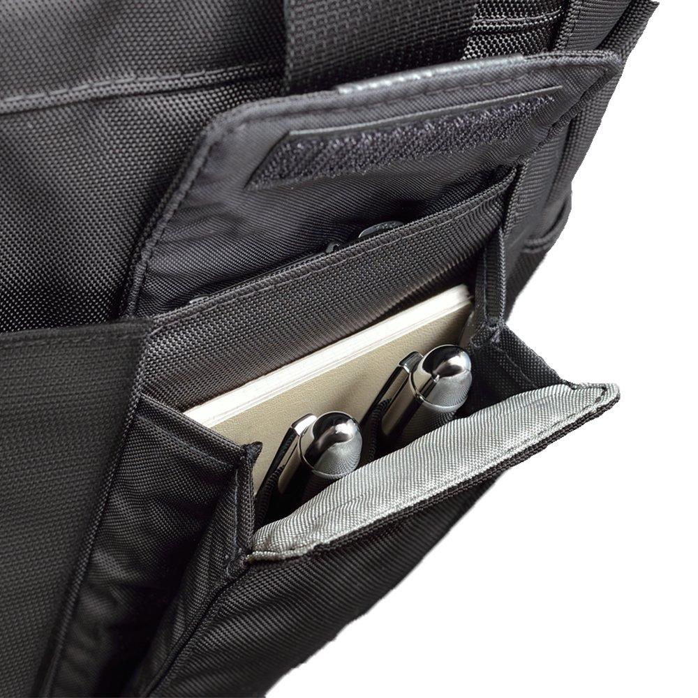 8530BK Business Tote Unisex [Manhattan Passage] “Lux 2” (Black)