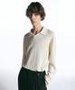 INSILENCE Open Collar Knit Cream