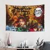 Halloween Demon Slayer Cutecore Tapestry Wall Hanging Blanket Tapestry Home Decor Items Wall Decorations