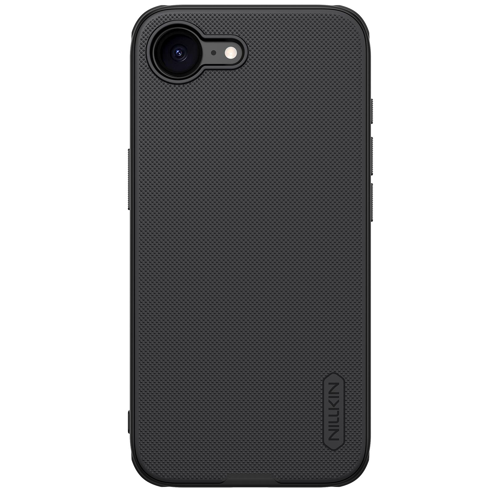 

Для iPhone 16e чехол для телефона Nillkin Super Frosted Shield Pro Hard PC+TPU Shell противоударный задний чехол iPhone 16e чёрный