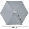 6/8 Ribs Replacement Parasol Canopy Waterproof Weatherproof UV-Anti Parasol Replacement Canopy Cover Large Patio Umbrella Cloth