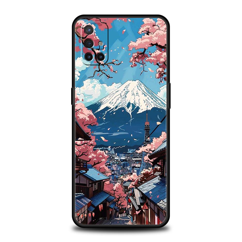 Phone Case For OnePlus 13 12 11 10 9 Pro 9T 13R 12R 10R 9R 9RT 10T 8T 8 Nord 2T CE 2 3 5G N200 N30 Cover Landscape Japan Scenery