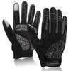 Cycling 3D Full Finger Design with Touchscreen Fleece Cold for Road Safe and and Available In 6 Colors F-TUBAME® Gloves, Shock-Absorbing Pads,