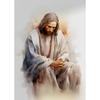 Jesus and The Cross Jesus Poster Christian Lamb of God Art Canvas Painting Christian Wall Art Picture  Living Room Home  Decor