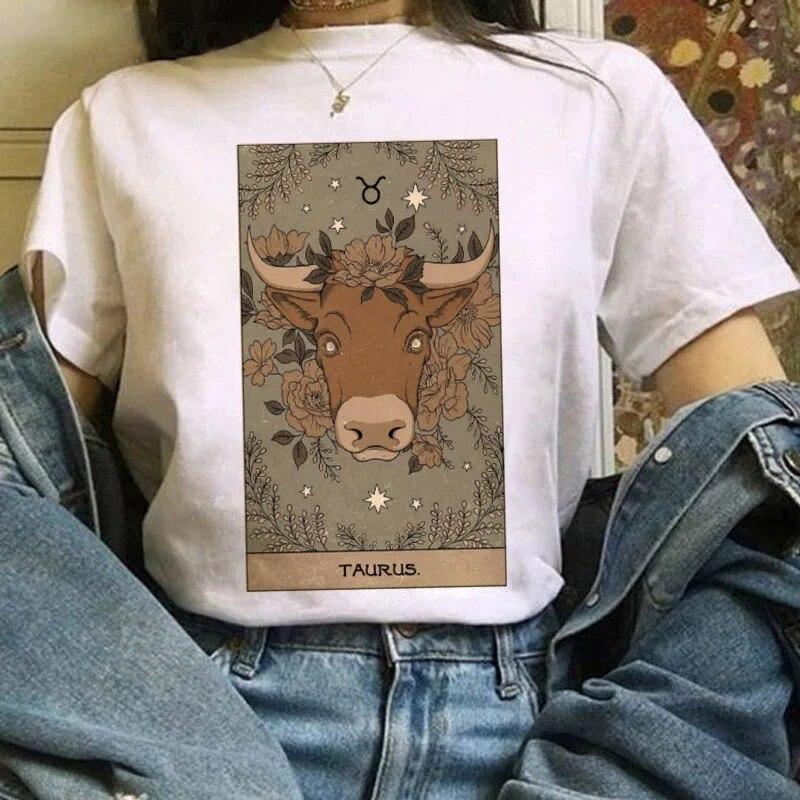 Kawaii Dámské tričko Módní Tarot Kočka Dámské tričko Anime Roztomilé Grafické tričko FeUnisex Léto XS-4XL Tričko s krátkým rukávem