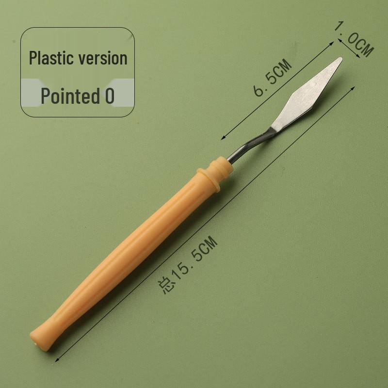 Oil Painting Palette and Spatula Set: Knife Set for Acrylic, Gouache, and Pigment