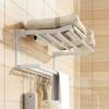 Bathroom Towel Rack Bath Towel Rack Perforation-free Storage Shelf Kitchen Organizer Bathroom Toiletries Storage Rack