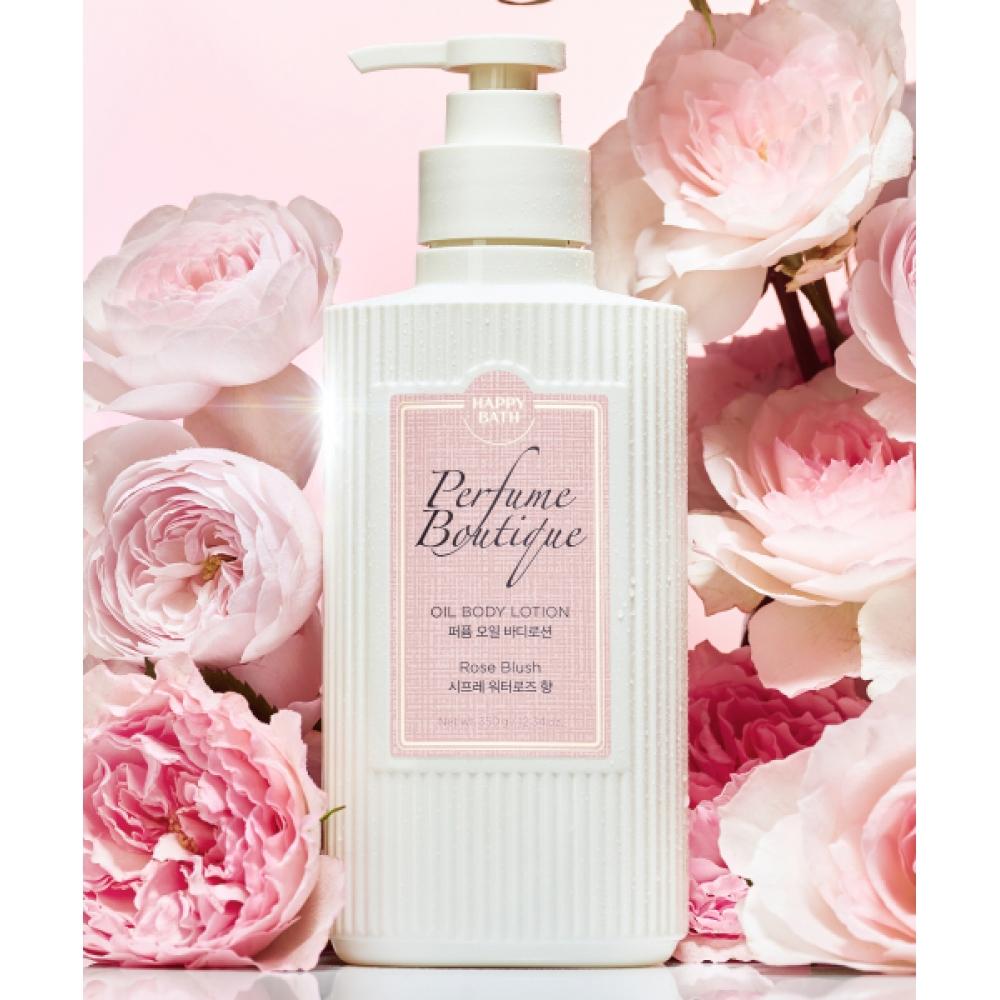 Happybath Perfume Boutique Oil Body Lotion Rose Blush 350g NONE