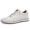 Men's Breathable Mesh Loafers - Versatile Spring Fashion White Casual Shoes
