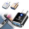 Car Type C To USB Adapter laptop U Disk Micro USB For Porsche Cayenne Macan 911 Boxster Cayman Panamera 718 Auto Accessories