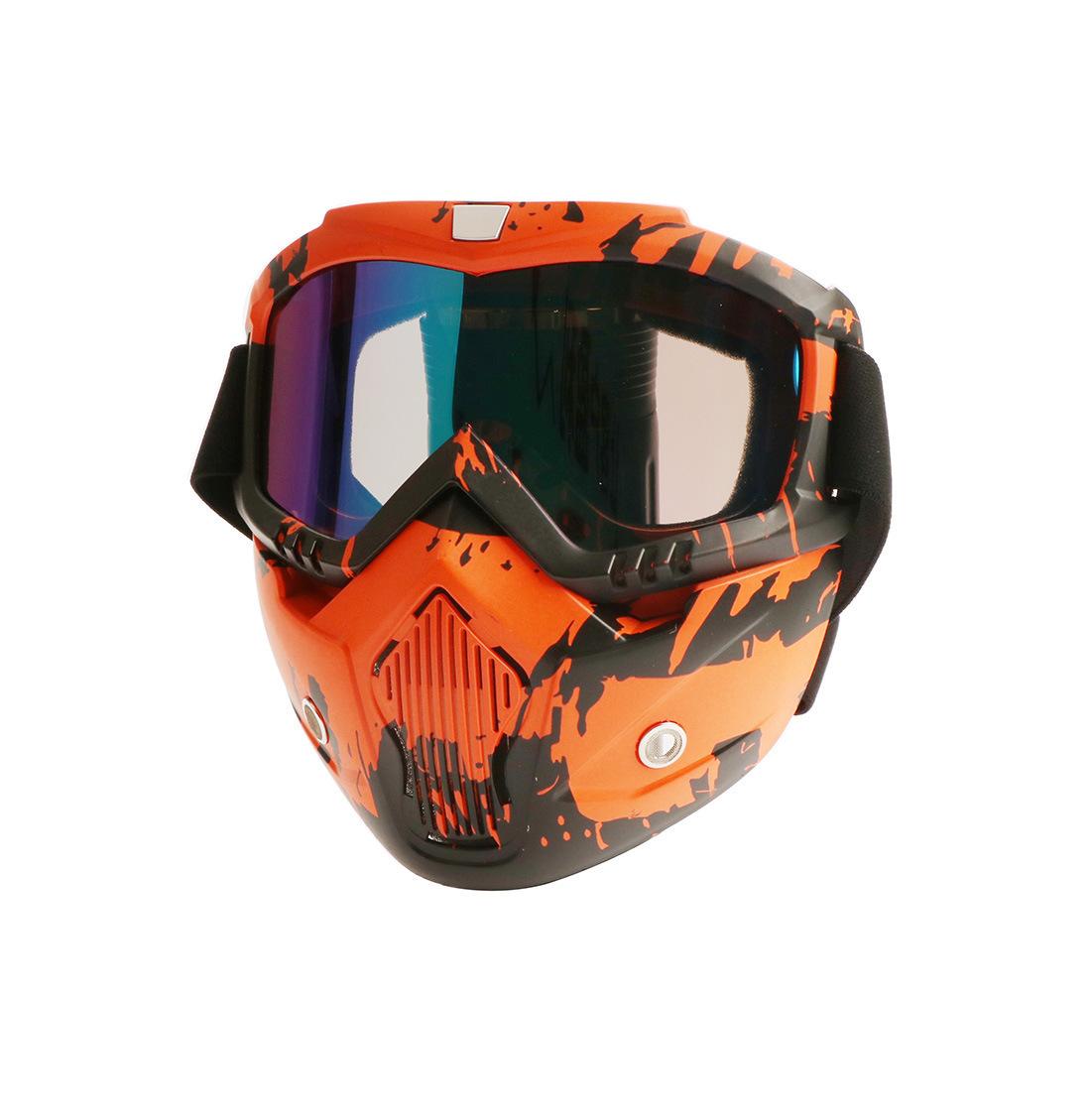 Goggles Water Transfer Mask Removable Protective Glasses Motorcycle Goggles