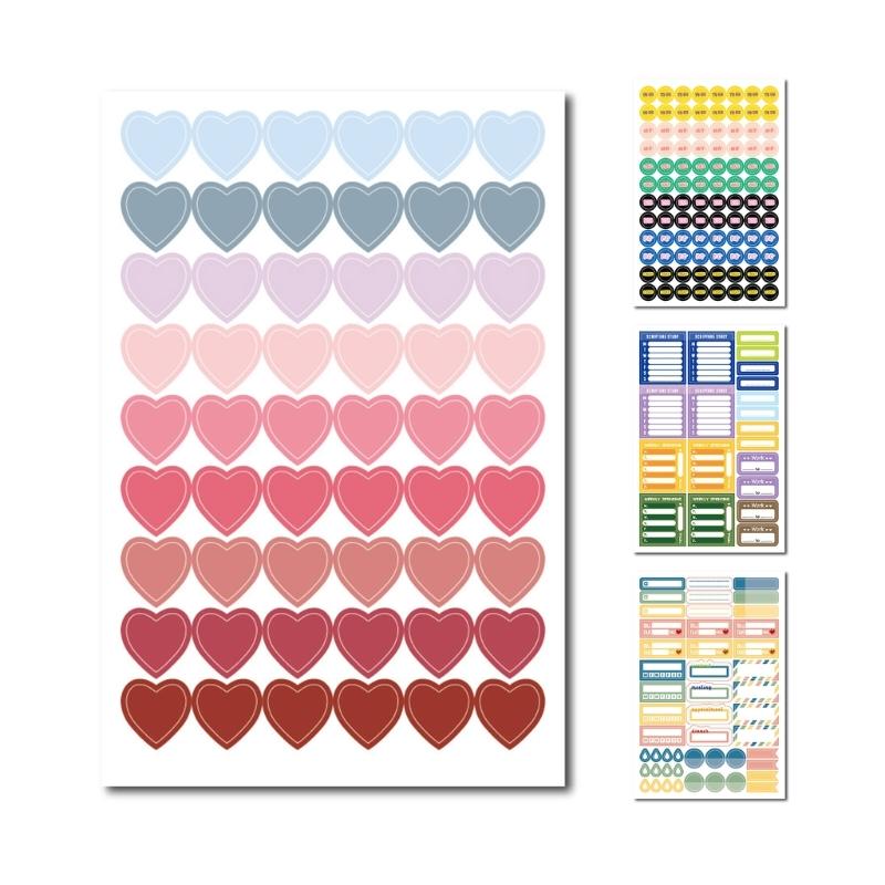 Functional Decorative Productivity Stickers Enhance Simplify Your Planner Journal Calendar for Students Teachers Staff