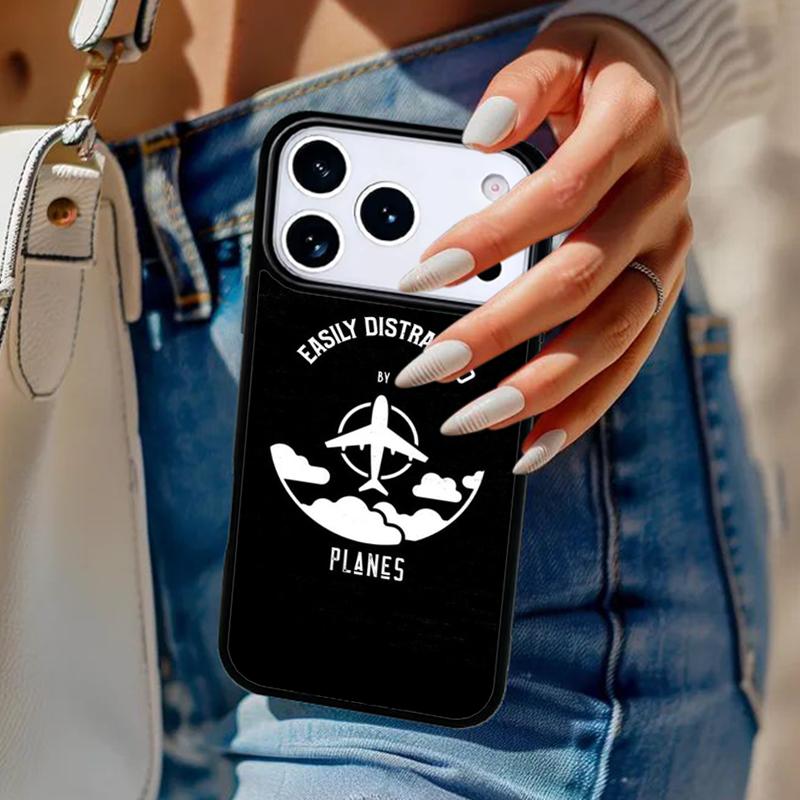airplane Travel Flying Phone Case For iPhone 17 Air 14 15 13 12 Max Cover For Apple 14 15 16 16e 11 Pro Max Plus Coque