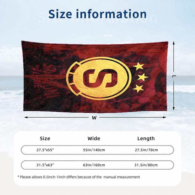 HC Sparta Praha Microfiber Beach Towel Quick Dry Sand Free Lightweight Beach Towels for Travel Swimming Camping