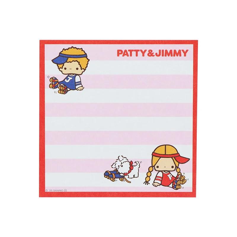 Sanrio PATTY & JIMMY Square Memo Pad ( Retro ) Japan NEW