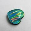 CERTIFIED Natural Boulder Heart Shape 6.65 Ct Opal Doublet Loose Gemstone