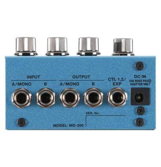 BOSS Modulation Pedal with 12 Modulation Compact Design for Guitar MD-200 Effects,