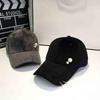 Autumn Winter Baseball Cap Women Velvet Golden Ring Beads Hat Fashion Headwear Accessories