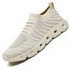 Lightweight Men's Running Shoes Breathable Knitted Mesh Casual Sneakers Man Elastic Soft Soled Jogging Sports Shoes Anti-slip