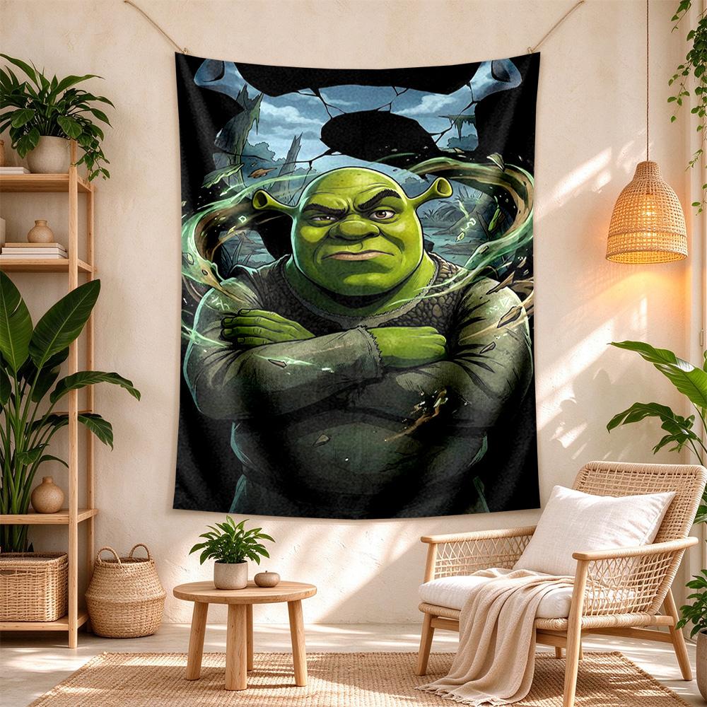 Shrek Handwoven Tapestry Handmade Look Ideal For Studio Wall Reading Corner Dorm Wall Versatile Decor Boho Decor Gift For Friends Family
