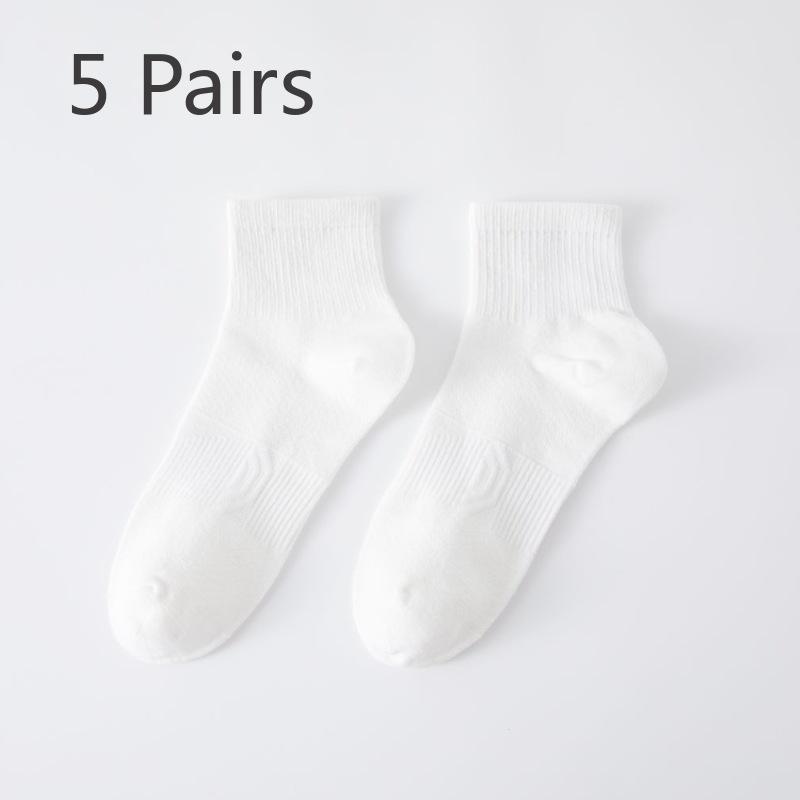 

5 пар женских весенних и летних дышащих носков с защитой от катышков 5 Pairs