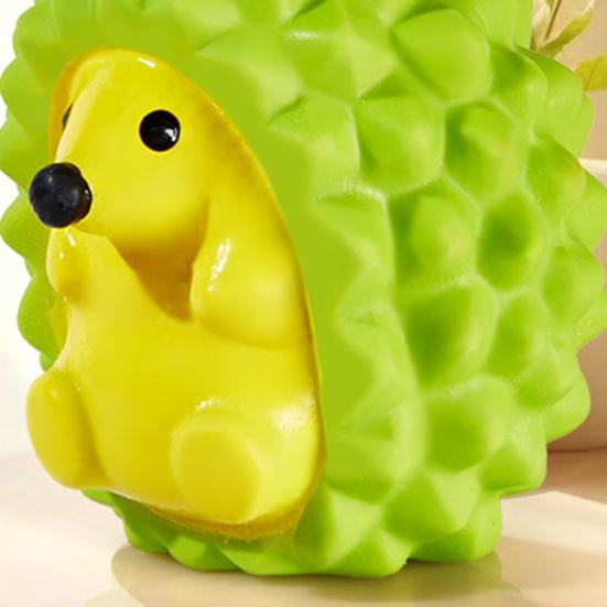 Pet Toy Molar Teeth Guard Soft Tough Chew Toy Cartoon Fruit Animal Design Bite-Resistant Tooth Cleaner Dog Toy with Built-in Sound