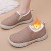 Cloth shoes women's winter wool cotton shoes non-slip thick-soled one-pedal mother cotton boots piled and thickened warm shoes