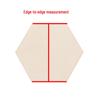 Rodajas de Madera Decorativas de Tilo Hexagonales para Bricolaje y Manualidades Hechas a Mano