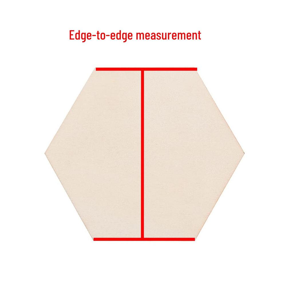 Rodajas de Madera Decorativas de Tilo Hexagonales para Bricolaje y Manualidades Hechas a Mano