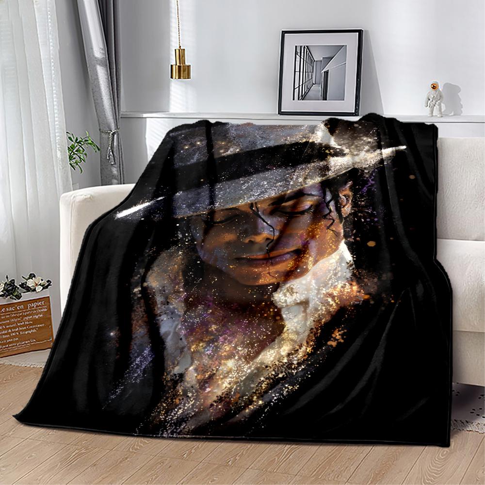 Michael Jackson Mj Iconic Style Blanket Soft Warm Cozy Perfect For Office Seaside Sofa Four Seasons Multipurpose Digital Print Best Holiday Gift For F