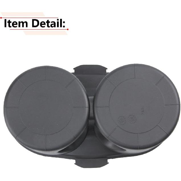 RLB-HILON Cup Holder Ert Divider Compatible With Dodge Grand Caravan 2011- Year, For Chrysler Town & Country 2011-2016 Year, For 1WV70DX9AA