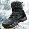 Große Größe neue Mode Freizeitschuhe Schneestiefel plus Samt warm Kriegsstiefel Trend Herren Baumwolle Kampfstiefel Schuhe M1096