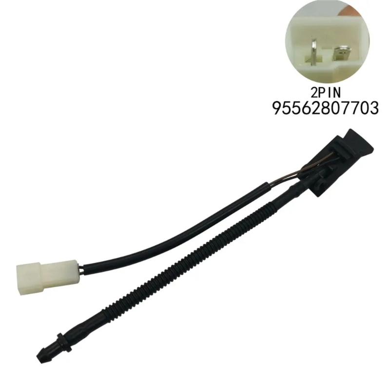 Car Front Windshield Washer Nozzle 95562807703 for 9PA 9PA1 2007-2010 Hood Windscreen Water Jet Replacement Part