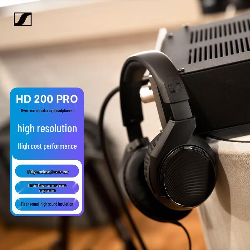 

Sennheiser HD200 PRO Professional Monitoring Headphones