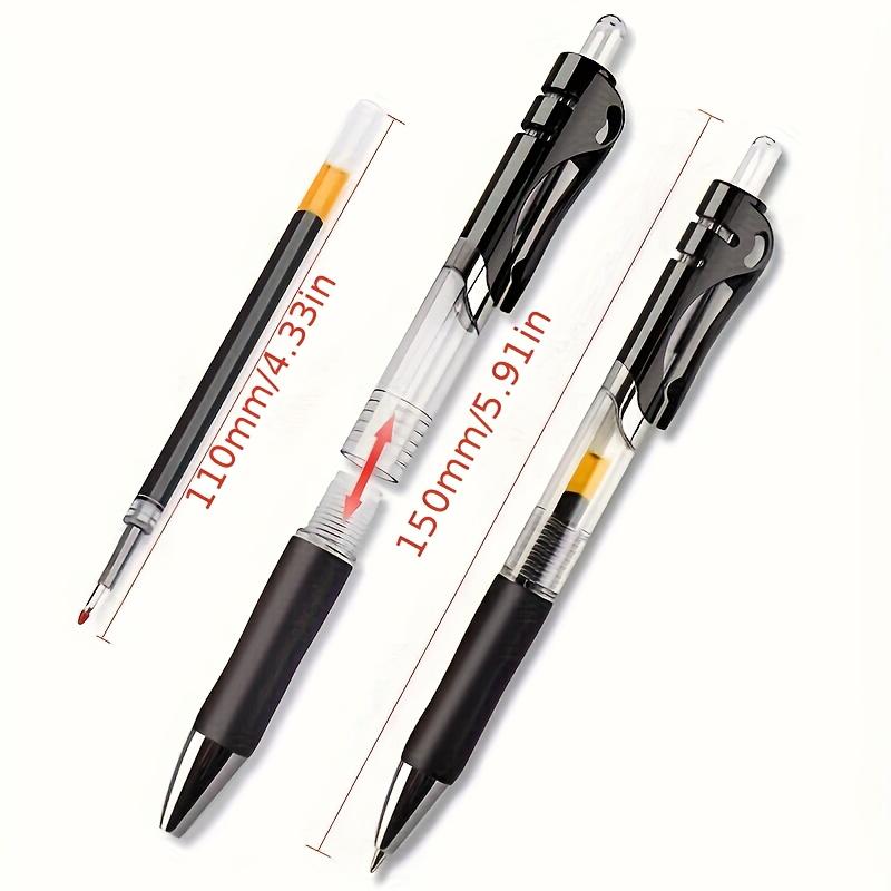 8pcs High-Capacity Writing Pens, Gel Pens in Black and Blue, School and Office Supplies