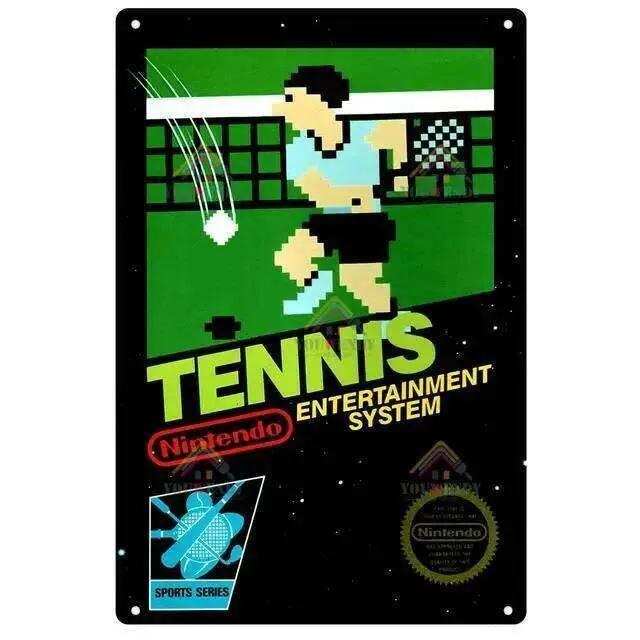 Retro Video Game Metal Poster Classic Gaming Tin Sign Wall Art Man CaveBarCafe Decor X Inches 26T0104 26T0104