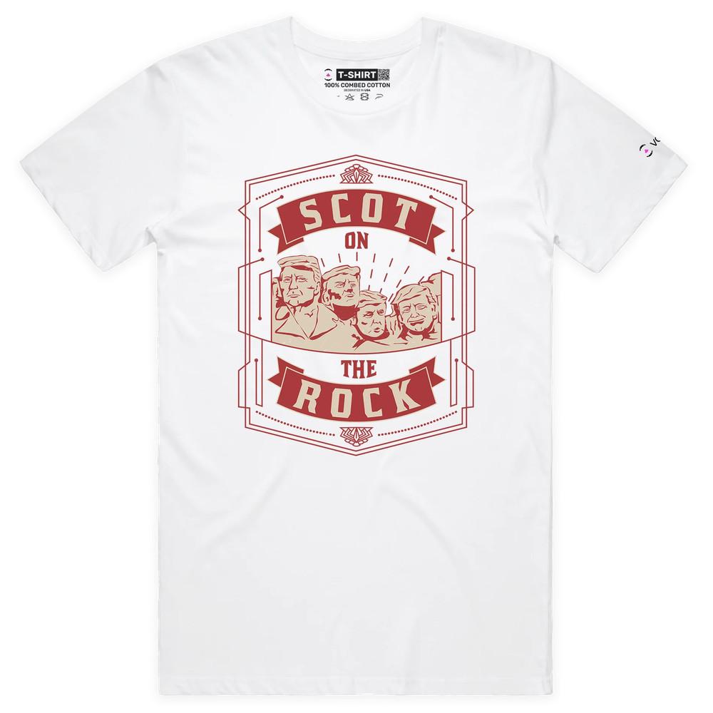 VOICEART Donald Trump on Mount Rushmore T-Shirt Funny Political Graphic Tee XL