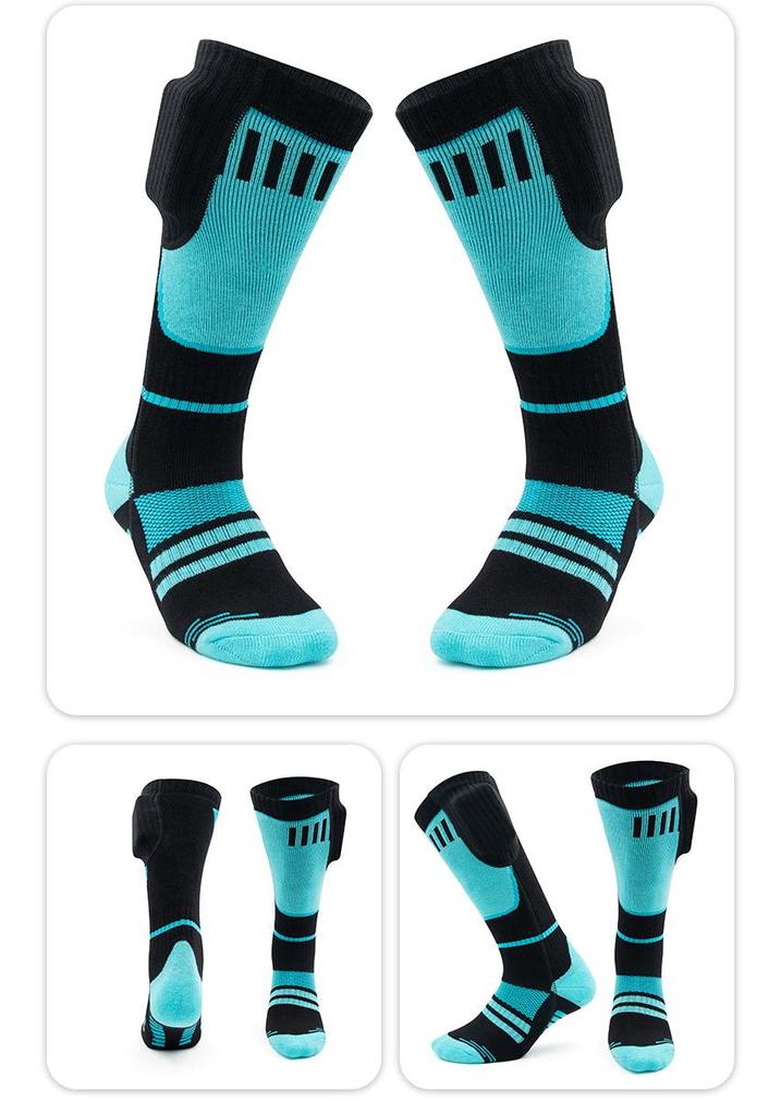 Heated Electric Socks for Elders - Thick, Warm Ski Socks