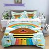 Biancheria da letto con motivo Hey Duggee, Set piumone Copripiumino Federa Regalo di compleanno per la casa(1 * copripiumino + 2 * federa, senza nucleo)