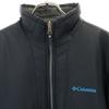 Columbia Waffle fleece Jacket M black Reversible Outdoor Men's Used