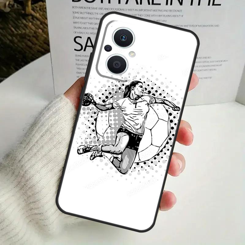 Handball Sport For OPPO Reno 11 F 10 Pro 4Z 5Z 8T 4 5 6 7 8 Lite OPPO Find X3 X6 Pro X2 Neo X5 Lite Case