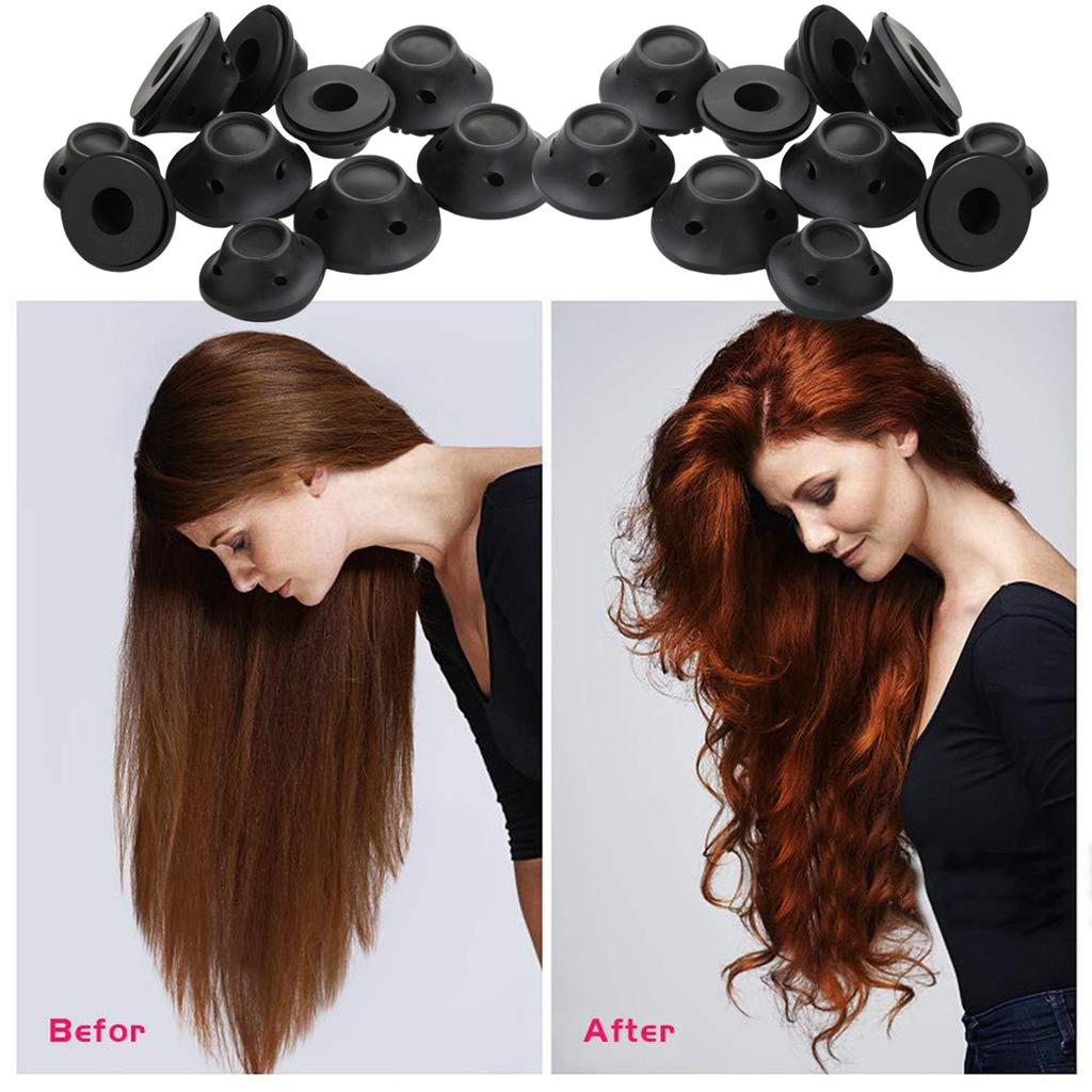 Silicone Sleeping Hair Rollers Mushroom Shaped Hair Styling Curlers for Salon Hair Dressing