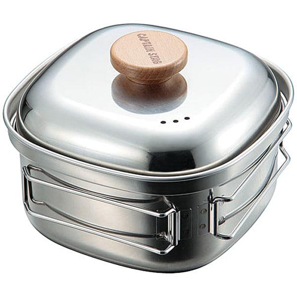 Captain Stag Captain Stag Uh 4202 [stainless Square Ramen Cooker 1.3l]