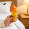 Compact Fidget Accessories Telescopic Ice Cream Cone Toy, Novelty Spiral Swords, Sensory Stress Funny Gifts for Kids Relief Toy Anxiety, Portable