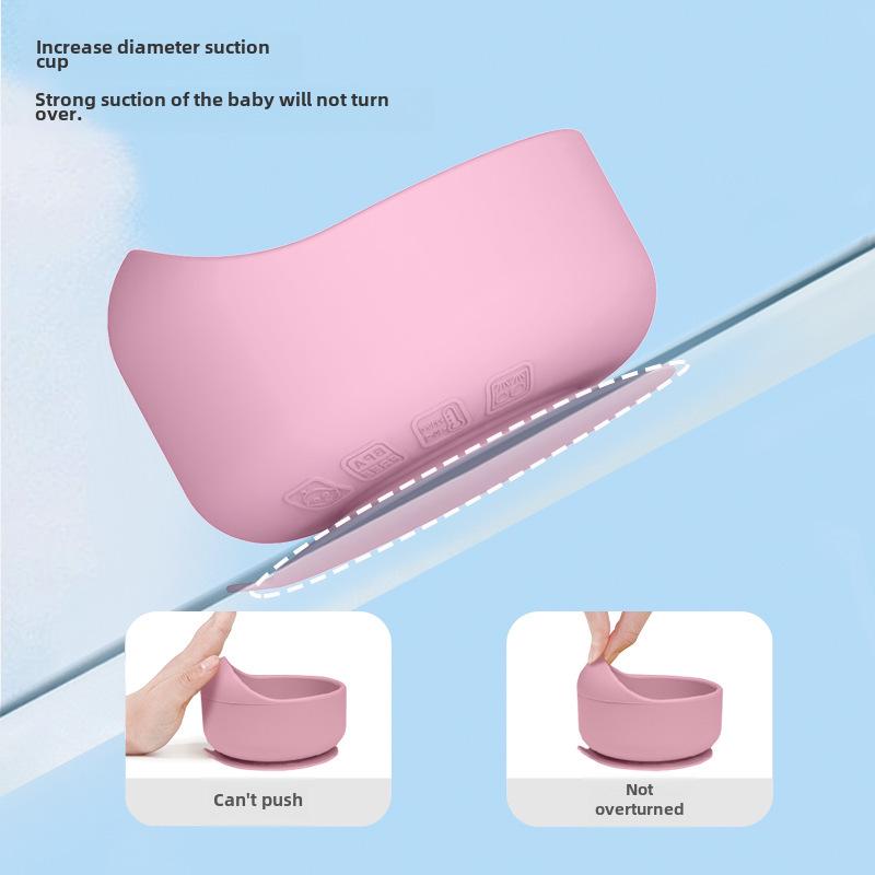 Children's Silicone Suction Meal Tray & Bowl Set