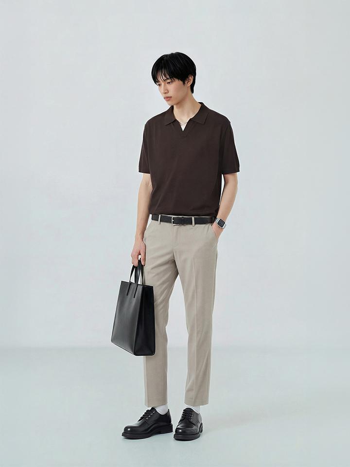 Polhaem Men'S Comfort Tapered Slacks_Phg2Pp1036 (A Type)