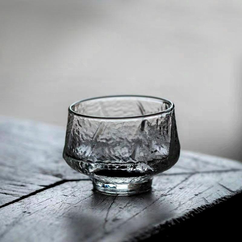 Japanese Style Glass Teacup Small Capacity Transparent Heat Resistant Kung Fu Master Cup Tea Cup Teaware Accessories 2025 New